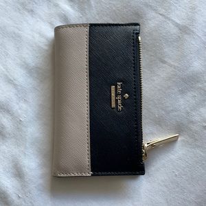 Pink & Black Kate spade wallet